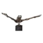 Bronzetierfigur sportlicher Frosch, A BRONZE SCULPTURE OF A FROG