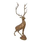 Bronzetierstatue Reh, A BRONZE SCULPTURE OF A DEER