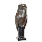 Bronzefigur Eule, A BRONZE SCULPTURE OF AN OWL