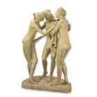 Bronzfigur "Die drei Grazien", Göttinnen der Anmut, A BRONZE SCULPTURE OF THE THREE GRACES