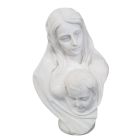 Marmorbüste Mutter und Kind, A MARBLE BUST OF MOTHER AND CHILD