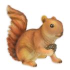 Kunststeinfigur Eichhörnchen, Polyresin, A RESIN FIGURINE OF A SQUIRREL