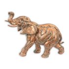 Kunststeinfigur Elefant, Polyresin, A RESIN FIGURINE OF AN ELEPHANT