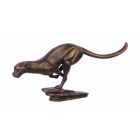 Gusseisentierfigur Puma, A CAST IRON SCULPTURE OF A RUNNING COUGAR