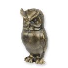 Gusseisenfigur Eule, A CAST IRON SCULPTURE OF AN OWL