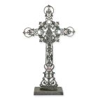 Kreuz aus Gusseisen mit Maria und Rosen, A CAST IRON "MARY OF THE ROSES" CROSS