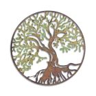 Wanddekoration Lebensbaum, farbig, A TREE OF LIFE WALL DECOR, COLOURED