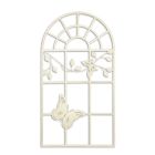 Wanddekoration Fenster, A WHITE WINDOW WALL DECORATION