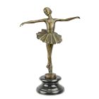 Bronzefigur Ballerina, A BRONZE SCULPTURE OF A BALLERINA