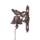 2er-Set Gusseisen-Wandglocken mit Ornamenten, A PAIR OF CAST IRON ORNAMENTAL BELLS