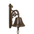 Paar Gusseisenglocken, A PAIR OF CAST IRON ORNAMENTAL BELLS