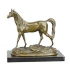 Bronzefigur von Ibrahim, arabisches Pferd, Araber, A BRONZE SCULPTURE OF IBRAHIM, THE ARAB HORSE