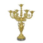 Siebenflammiger Kerzenleuchter aus Bronze, A SEVEN-LIGHT BRONZE CANDELABRUM