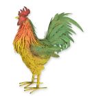 Bunte Metall-Figur Hahn, A METAL ROOSTER