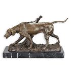 Bronzefigur Hund, A BRONZE SCULPTURE OF A HOUND