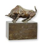 Bronzefigur Stier, Höhe 14,5 cm, klein, Figurine, Dekofigur, A BRONZE SCULPTURE OF A BULL