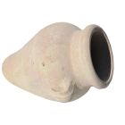 Krug, liegend, Terracotta, rund, Serie Amphora, Pflanzkrug, Gartengefäß