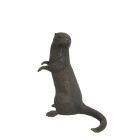 Bronze Figur, Otter, Tierfigur, Figur, Bronzefigur