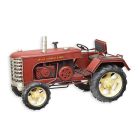 Blechmodel roter Traktor, Miniatur, A TIN MODEL OF A TRACTOR