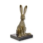 Bronzefigur Hase