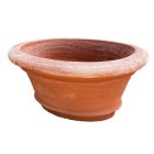 Galestro Terracotta, Ovalina con Bordo, Blumentopf, Wanne, oval, schlicht