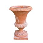 Galestro Terracotta, Coppa Impero, Pokal, rund, hoch, verziert