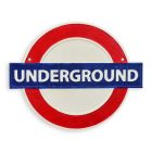 Gusseisen-Wandschild, A CAST IRON UNDERGROUND SIGN