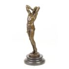 Bronzefigur männlicher Akt, Nacktfigur, Erotikfigur, A BRONZE SCULPTURE OF A MALE NUDE