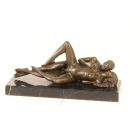 Erotische Bronzefigur, Paar aus Mann und Frau, Sammlerfigur, Erotikfigur, AN EROTIC BRONZE SCULPTURE OF A COUPLE HAVING SEX