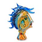 Glasdekoration Frauengesicht im Murano-Stil, A MURANO STYLE GLASSE FIGURINE OF A WOMANS FACE