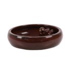 Vogeltränke, Ø 35 cm, rot, Terracotta, glasiert, Royal Garden, Vogelbad, Gartendeko