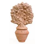 Galestro Terracotta, Alberino Mele, Wandbild Apfelbaum, Relief, Dekoration