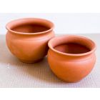 Galestro Terracotta, Orcetto, Topf, Krug, Cachepot, klein, rund