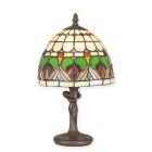 Tiffanylampe, Nachttischlampe, Schlafzimmerlampe, Tischleuchte, Höhe 35 cm, A TIFFANY STYLE TABLE LAMP