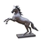 Bronzetierstatue Pferd, Pferdefigur, Bronzepferd, Tierstatue, Gartenstatue, A BRONZE SCULPTURE OF A HORSE