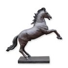 Bronzetierstatue Pferd, Höhe 193 cm, Pferdefigur, Bronzepferd, Gartenstatue, A BRONZE SCULPTURE OF A STAGGERING HORSE