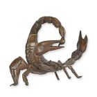 Bronzetierfigur Skorpion, A BRONZE SCULPTURE OF A SCORPION