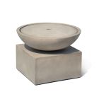 Gartenbrunnen mit Sockel - LED - Pumpensystem - Fiberglas - Serie Easy Lite Ceru - Natur